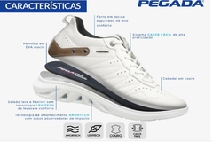Sapatênis Pegada Branco 110801-01 - comprar online