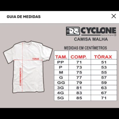Camiseta Cyclone Preta Original 010235310 na internet