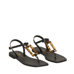 Sandália Petite Jolie Preto-Preto PJ6747 - comprar online