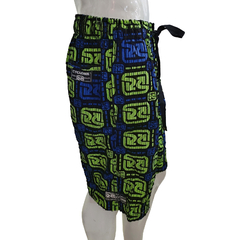 Bermuda Cyclone Veludo Preto e Verde Original 020515320 - comprar online