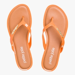 Chinelo Petite Jolie J-Lastic Tangerina PJ6530
