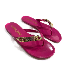 Chinelo Petite Jolie Lucky Pink Orquidea-Ouro PJ5974