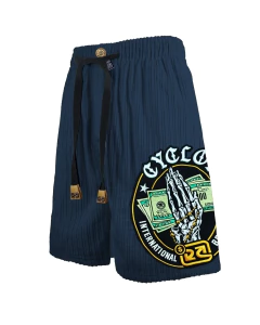 Bermuda Cyclone Veludo Azul Original 020516600