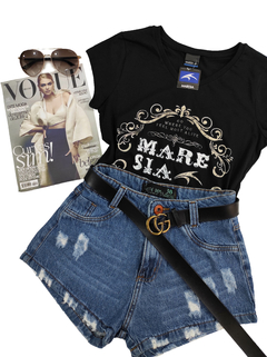 T-Shirt Maresia Feminina Preta 13317239