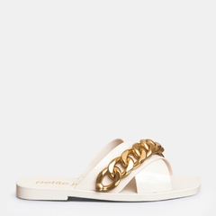 Chinelo Petite Jolie Vibe Marfim PJ7140 - Experimente modas Uot | Maresia | Kenner