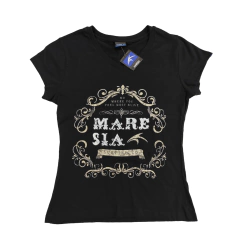 T-Shirt Maresia Feminina Preta 13317239 - comprar online