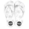 Chinelo Coca Cola Masculino Branco/Branco CC4065