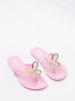 Chinelo Infantil Petite Lucky In Rosa Camélia PJ7439IN na internet