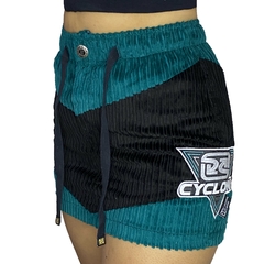 Saia Cyclone Veludo Preta/Verde ORIGINAL 130506261