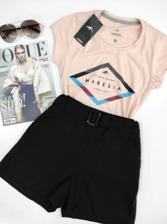 T-Shirt Maresia Feminina Rosa 13317331