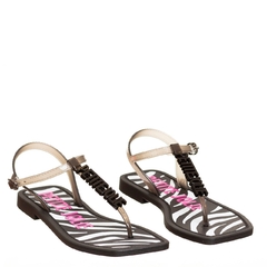 Sandália Petite Jolie J-Lastic Preto Translucido-Preto PJ6584 - comprar online