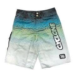 Bermuda Cyclone Tactel Verde e Azul 020121420