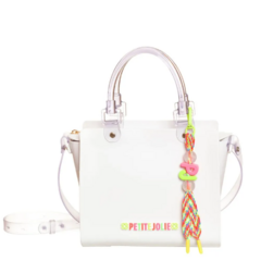 Bolsa Petite Jolie Jully Branco e Translucido PJ10956