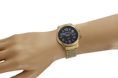 Relógio Seculus Masculino Dourado 44070GPSVDA3 - comprar online
