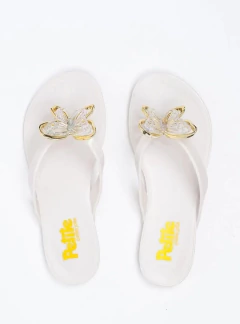 Chinelo Infantil Petite Lucky In White PJ7439IN