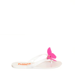 Chinelo Infantill Petite Jolie Lucky Branco PJ6903IN - Experimente modas Uot | Maresia | Kenner