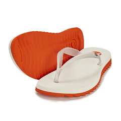 Kenner Feminina New Ibiza Branco e Laranja Original DQQ-02