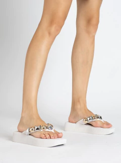 Chinelo Petite Jolie Hit White PJ7327 - Experimente modas Uot | Maresia | Kenner