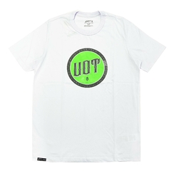 Camiseta UOT Branca/Verde ORIGINAL UMCM-0257 Cor-03