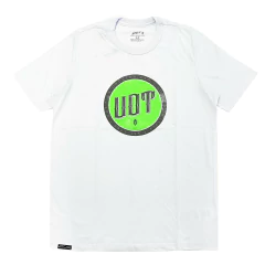 Camiseta UOT Branca/Verde ORIGINAL UMCM-0257 Cor-03