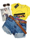T-Shirt Maresia Feminina Amarela 13317338