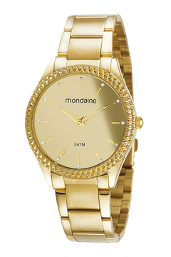 Relógio Mondaine Feminino Dourado 32347LPMVDE1