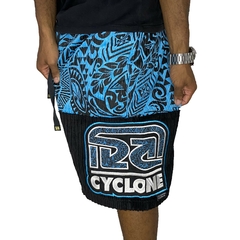 Bermuda Cyclone Veludo Azul Original 02051397