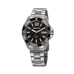 Relógio Seculus Prata Long Life 20809G0SVNA4