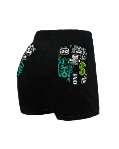 Short Cyclone Veludo Preto e Verde ORIGINAL 110502920 - Experimente modas Uot | Maresia | Kenner