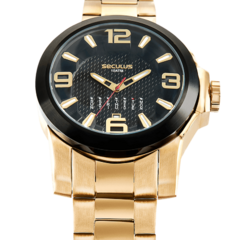 Relógio Seculus Masculino Dourado 44080GPSVHA2 - comprar online