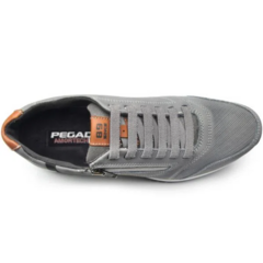 Sapatênis Pegada Nobuck Cinza-Stretch Camel 118410-08 - Experimente modas Uot | Maresia | Kenner