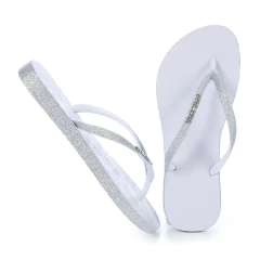 Chinelo Fem Coca Cola Glitter Branco CC3445 - comprar online