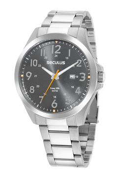 Relógio Seculus Masculino Prata 44098G0SVNA1 ***
