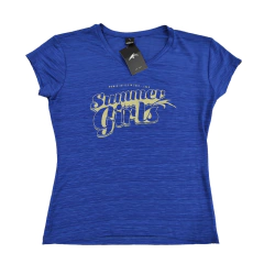T-Shirt Maresia Feminina Azul 13317261 - comprar online