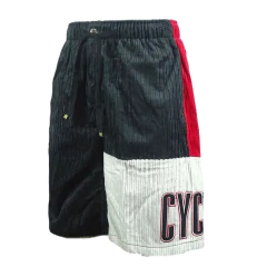 Bermuda Cyclone Veludo Bordado Duplo Pto/Vermelho Original 020515220