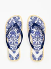 Chinelo Petite Jolie Fresh Dark Blue/White/Arabesco PJ6969