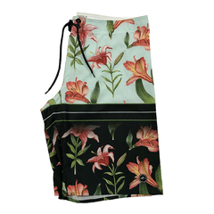 Bermuda Maresia Chicletinho Verde Floral 10422749 - comprar online
