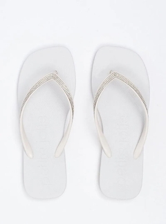 Chinelo Petite Jolie Refresh Shine White PJ7404