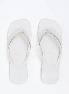 Chinelo Petite Jolie Refresh Shine White PJ7404