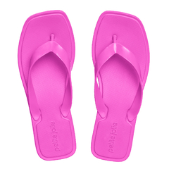 Chinelo Petite Jolie Square Dark Pink PJ5805II
