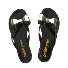 Chinelo Petite Jolie Preta PJ6959
