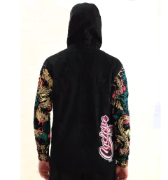 Jaqueta Cyclone Veludo Preta ORIGINAL 080502303