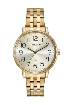 Relógio Mondaine Feminino Dourado 32599LPMKDE1