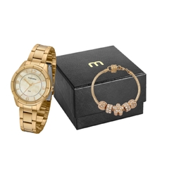 Kit Relógio Mondaine Feminino + Semijóia 99540LPMVDA2