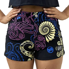 Short Cyclone Veludo Preto e Azul ORIGINAL 110502550