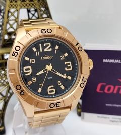 Relógio Condor Masculino Dourado COPC21JHO/7P - comprar online
