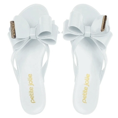 Chinelo Petite Jolie Infantil Branca PJ4533IN
