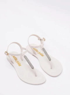 Sandália Petite Jolie Noah II White PJ6593