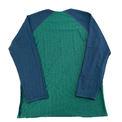Camiseta UOT Manga Longa Verde Dupla Face MCL-0049 - comprar online