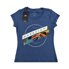 T-Shirt Maresia Feminina Azul 13317338 - comprar online